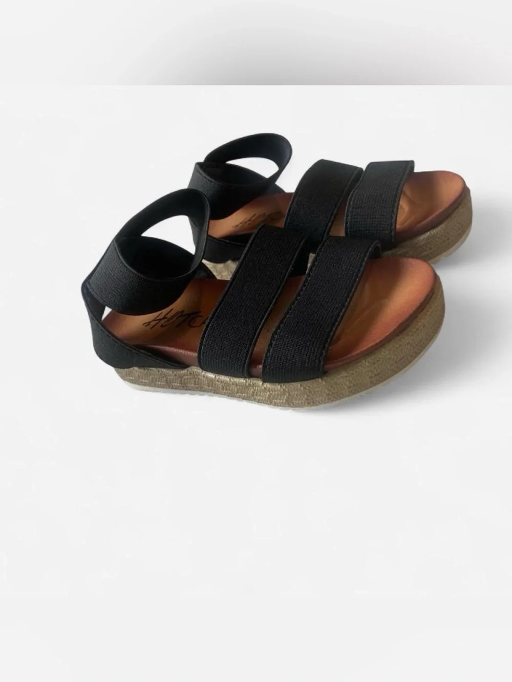 Toddler Girls Sandals Size 5M Black Platform Sandals